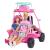 Masinuta buggy Barbie Mysteries de plaja cu accesorii, 4 locuri