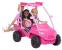 Masinuta buggy Barbie Mysteries de plaja cu accesorii, 4 locuri