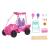 Masinuta buggy Barbie Mysteries de plaja cu accesorii, 4 locuri