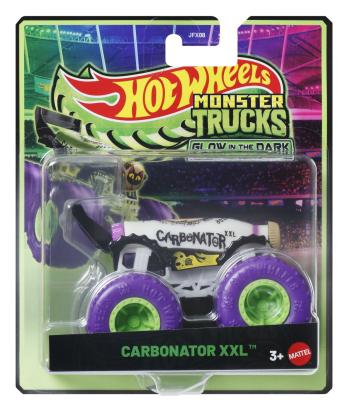 Hot Wheels Monster Truck Carbonator XXL Glow in the Dark, scara 1:64