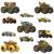 Set Hot Wheels Monster Trucks Bigfoot 50 Trophy Champions, 11 vehicule