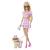 Papusa Barbie blonda cu catel si accesorii Twinning Looks Mattel