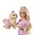 Papusa Barbie blonda cu catel si accesorii Twinning Looks Mattel