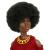 Papusa Barbie Fashionistas cu par afro si rochie rosie, 3+ ani