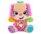 Cățelușa interactivă Fisher-Price Râde și Învață cu urechi roz