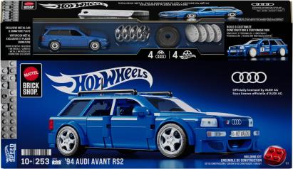 Set de construcții Hot Wheels Speed Series Audi Avant RS2 1994
