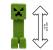 Figurina Minecraft Creeper 30 cm, personaj inspirat din Minecraft Movie