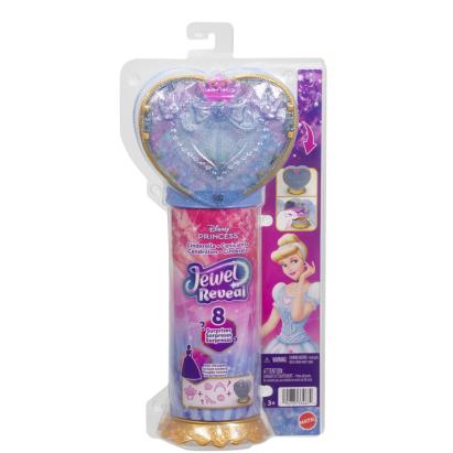 Papusa Cenusareasa Disney Princess Jewel Reveal cu 8 surprize