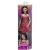 Papusa Barbie Fashionistas bruneta cu rochie roz leopard