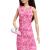 Papusa Barbie Profesoara bruneta cu rochie roz si accesorii