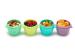 Set 4 recipiente pentru alimente bebe Melii Snap&Go, 118 ml
