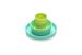 Set masa bebe din silicon 3 piese Melii, Blue Lime Mint