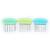 Set 3 cutite pentru gustari copii Melii, bleu mint lime