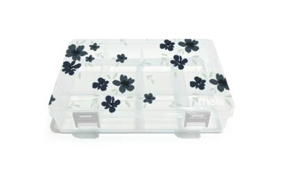 Cutie snack pentru copii cu 8 compartimente Melii, model floral