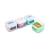 Set 4 recipiente din silicon pentru gustări Melii Snap&Go Cubes, 4 x 118 ml