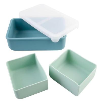 Cutie de pranz bento din silicon cu compartimente detasabile Melii