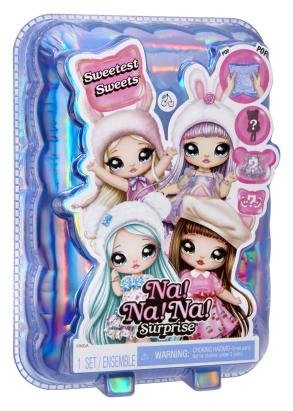 Papusa Na! Na! Na! Surprise Sweetest Sweets Katie Kitten, 15 cm