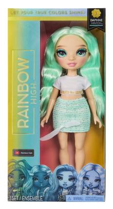 Papusa Rainbow High Daphne Minton cu par verde menta si tinuta fashion