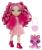 Papusa Rainbow High Littles Magenta Monroe cu accesorii si animalut magic