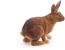 Figurina iepure maro Papo, jucarie educativa pictata manual