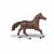 Figurină Papo iapă Anglo-Arabă realistă, pictată manual, 16 cm