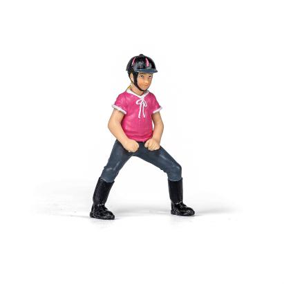 Figurină copil jocheu Papo, pictată manual, pentru joacă și colecție