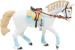 Figurină cal de echitație Papo albastru, pictată manual, 14,5 cm