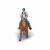 Figurină cal de echitație Papo, pictată manual, 11.7 cm, 3+ ani