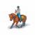 Figurină cal de echitație Papo, pictată manual, 11.7 cm, 3+ ani