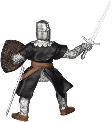 Figurina Papo Cavaler Hospitaller cu sabie, pictata manual, 11 cm