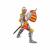 Figurina cavaler Papo pentru turnir medieval, pictata manual