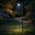Lampa solara gradina 2in1 tip stalp felinar, iluminat alei, LED alb rece, 155 cm, panou solar, IP44, negru Household NewTrend