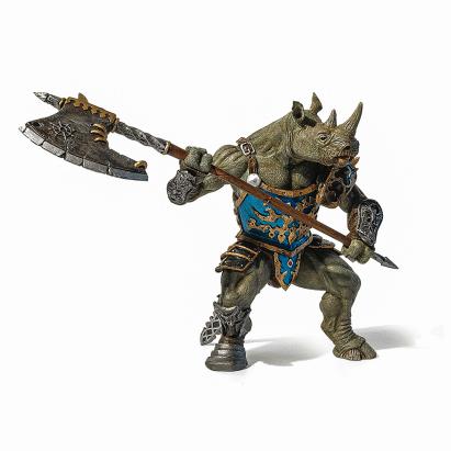 Figurina Papo Rinocer Mutant, personaj fantasy pictat manual