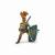 Figurina Papo Cavalerul Dragon, pictata manual, multicolor, 11 cm