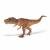 Figurină dinozaur T-Rex maro alergând Papo, realistă, 32 cm
