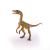 Figurina dinozaur Compsognathus Papo, pictată manual, 15 cm