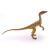 Figurina dinozaur Compsognathus Papo, pictată manual, 15 cm