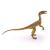 Figurina dinozaur Compsognathus Papo, pictată manual, 15 cm