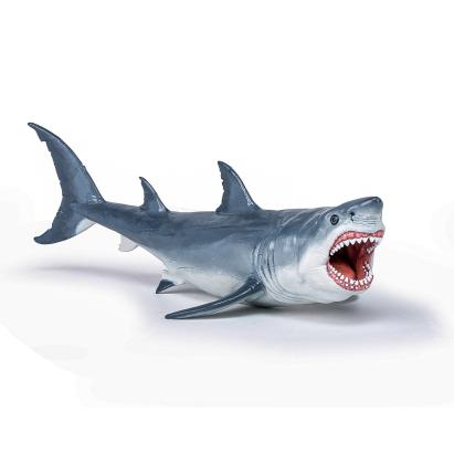 Figurina rechin Megalodon Papo, pictata manual, pentru copii 3+ ani