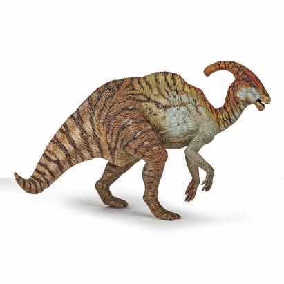 Figurină dinozaur Parasaurolophus Papo, realistă, pictată manual