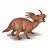 Figurină dinozaur Styracosaurus Papo, pictată manual, 13,8 cm