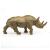 Figurină rinocer negru Papo, realistă, pictată manual, 17 cm