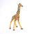 Figurina Papo pui de girafa, pictata manual, multicolor, 14 cm
