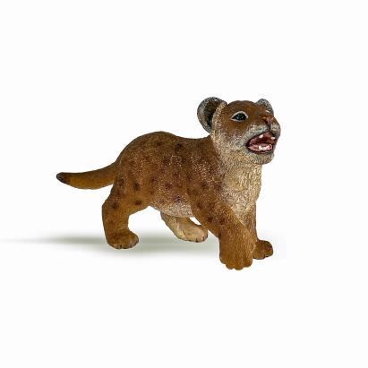 Figurina Papo Pui de Leu pictata manual, realista, pentru copii