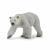Figurina urs polar Papo, animal salbatic realist, pictata manual