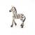 Figurina Papo Pui de Zebra, pictata manual, 8 x 2,8 x 9 cm