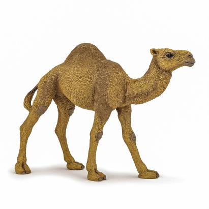 Figurina dromader Papo pictata manual, animal desert realist pentru copii