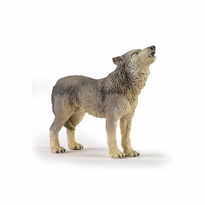 Figurina Papo lup urland, pictata manual, animal salbatic realist
