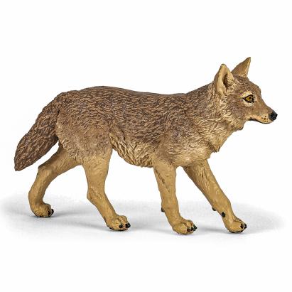 Figurina Papo Sacal auriu realist, pictata manual, pentru copii 3+ ani