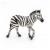 Figurina zebra Papo pictata manual, animal salbatic realist pentru copii